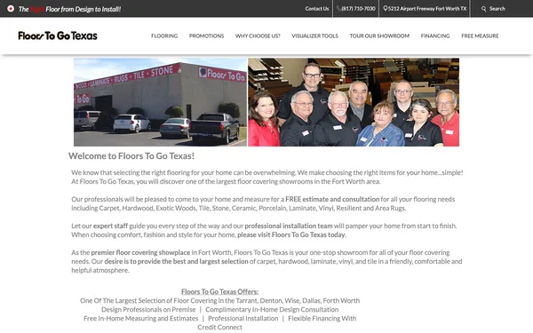 About Floors To Go Texas | Carpet, Hardwood Flooring & Luxury Vinyl Tile On Sale Now