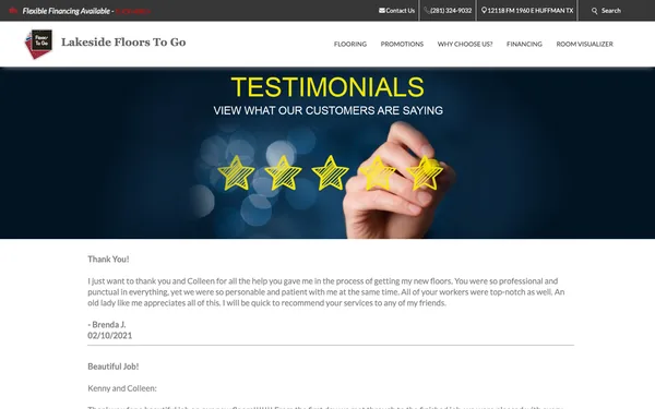 Testimonials | Customer Reviews