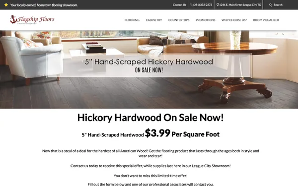 Hardwood Flooring Sale