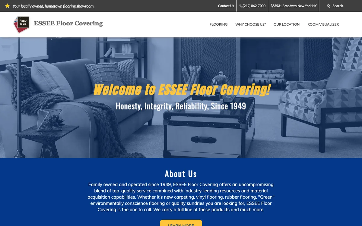 Essee Floor Covering homepage