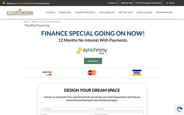 Finance your new flooring today | Hardwood Flooring, Tile, Stone, Carpet, Laminate & Luxury Vinyl Plank