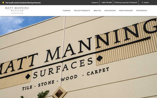 Map and Directions to our Orlando Showroom