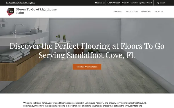 Best Price, Best Flooring Selection in Sandalfoot Cove, FL